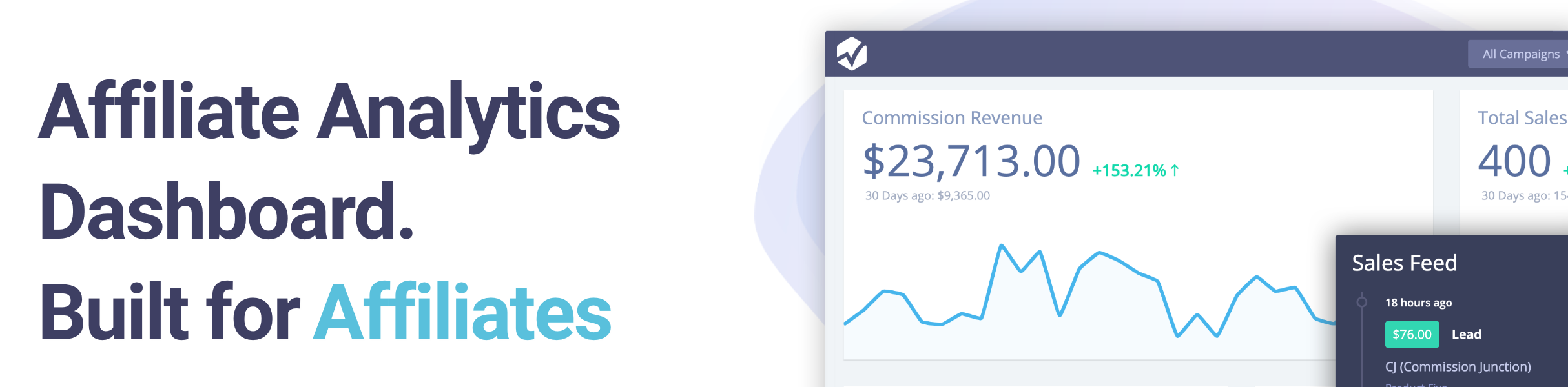 Afflytics analytics dashboard for affiliates